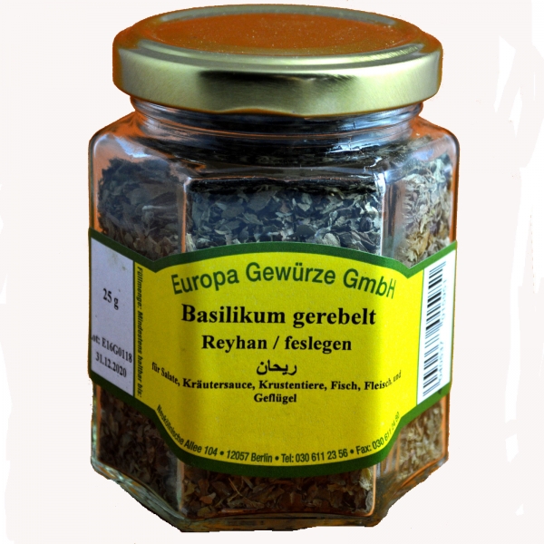 Europa Gewürze Basilikum 25 g