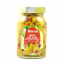 Sera  Grüne Oliven mit Paprikafüllung 345 g (Biberli Yesil Zeytin)